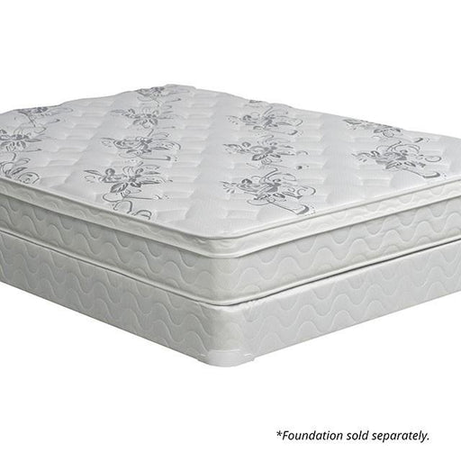JALEN White 9" Euro Top Mattress, E.King - Marjories Furniture (Las Vegas, NV)