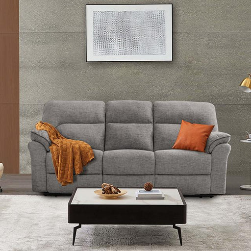 JOSIAS Sofa, Light Gray Fabric - Marjories Furniture (Las Vegas, NV)