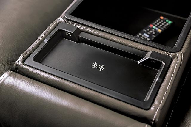 PHINEAS Power Loveseat, Gray - Marjories Furniture (Las Vegas, NV)