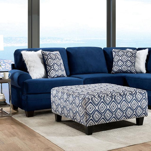 WALDPORT Sectional, Navy - Marjories Furniture (Las Vegas, NV)