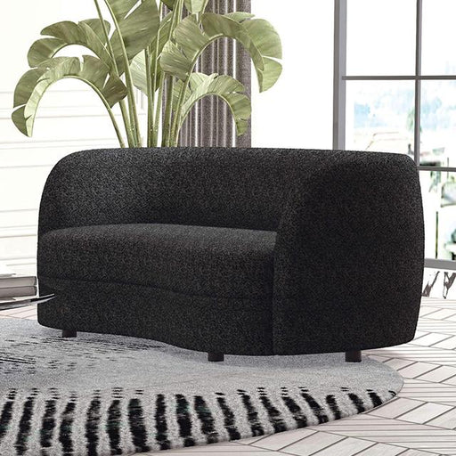 VERSOIX Loveseat, Black - Marjories Furniture (Las Vegas, NV)