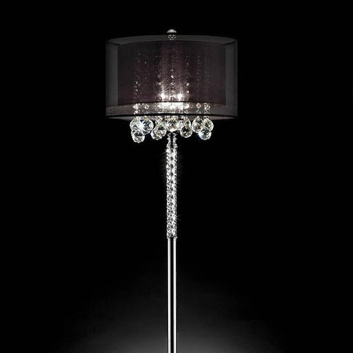 Ivy Chrome Floor Lamp - Marjories Furniture (Las Vegas, NV)
