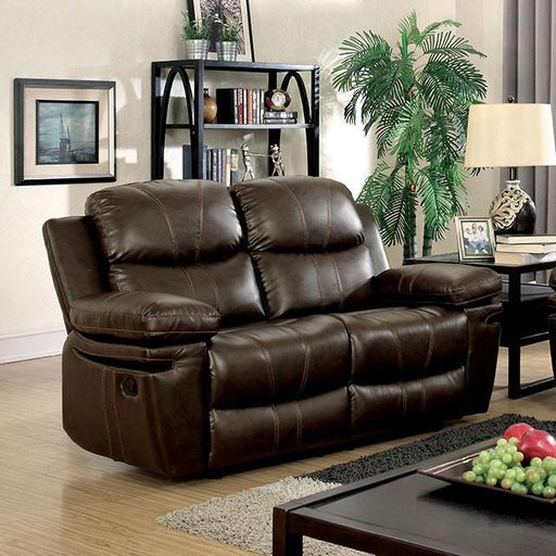 Listowel Brown Love Seat - Marjories Furniture (Las Vegas, NV)