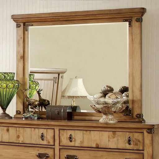 PIONEER Weathered Elm Mirror - Marjories Furniture (Las Vegas, NV)