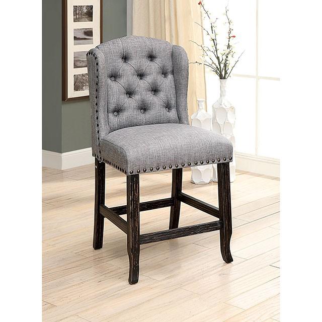 SANIA Counter Ht. Wingback Chair (2/CTN) - Marjories Furniture (Las Vegas, NV)
