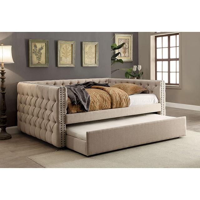 SUZANNE Ivory Trundle - Marjories Furniture (Las Vegas, NV)