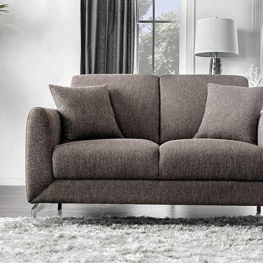 LAURITZ Loveseat, Brown - Marjories Furniture (Las Vegas, NV)