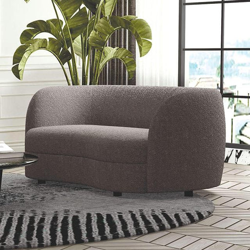 VERSOIX Loveseat, Charcoal Gray - Marjories Furniture (Las Vegas, NV)