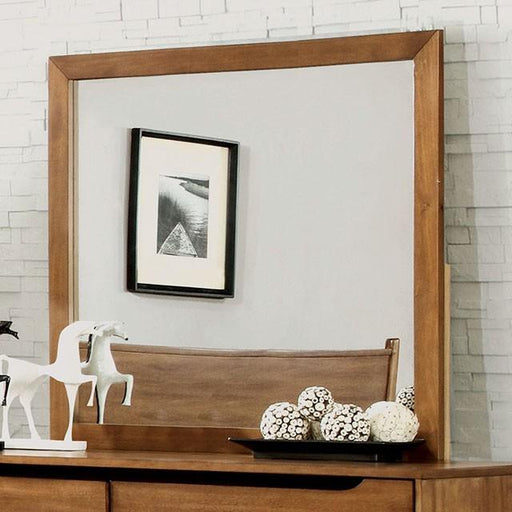 Lennart Oak Rectangular Mirror - Marjories Furniture (Las Vegas, NV)