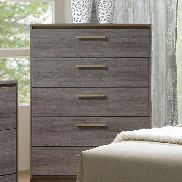 MANVEL Two-Tone Antique Gray Chest - Marjories Furniture (Las Vegas, NV)