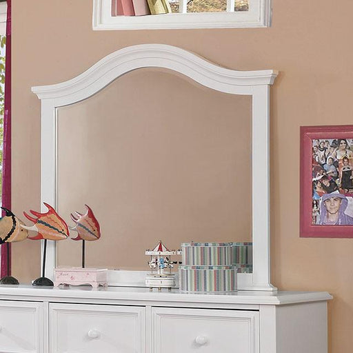 OLIVIA White Mirror - Marjories Furniture (Las Vegas, NV)