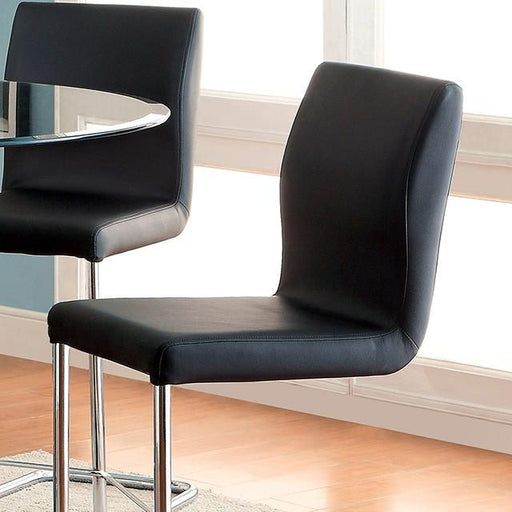 LODIA II Black Counter Ht. Chair - Marjories Furniture (Las Vegas, NV)