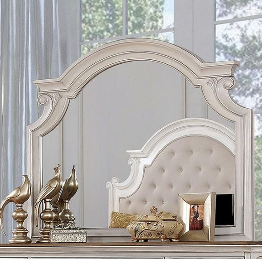 Pembroke Antique Whitewash Mirror - Marjories Furniture (Las Vegas, NV)