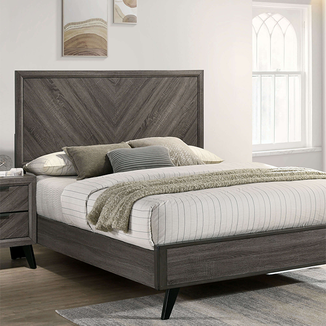 VAGAN Cal.King, E.King, & Queen Bed - Marjories Furniture (Las Vegas, NV)