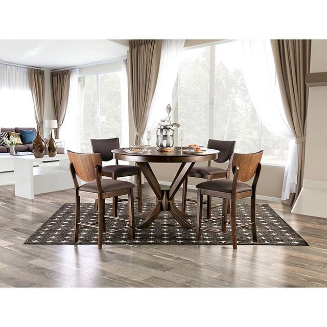 MARINA Counter Ht. Round Dining Table - Marjories Furniture (Las Vegas, NV)