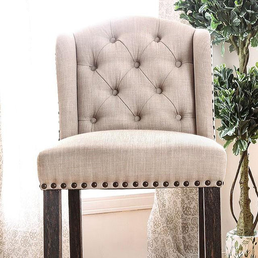 SANIA Bar Ht. Wingback Chair (2/CTN) - Marjories Furniture (Las Vegas, NV)