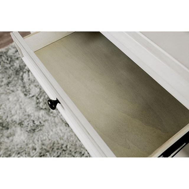 Sutton Antique White Counter Ht. Table - Marjories Furniture (Las Vegas, NV)