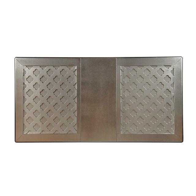 Amina Champagne Dining Table - Marjories Furniture (Las Vegas, NV)