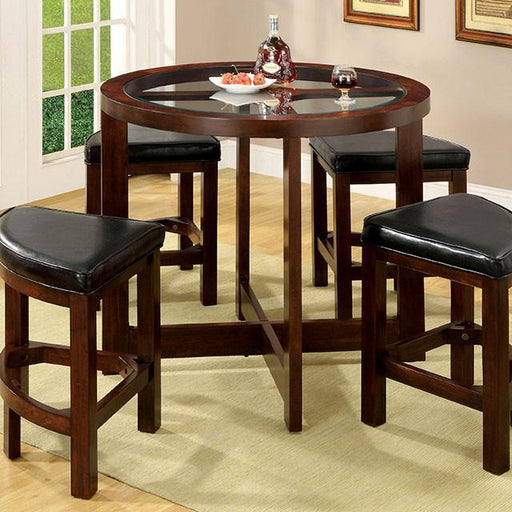 Crystal Cove 5 Pc. Counter Ht. Table Set - Marjories Furniture (Las Vegas, NV)