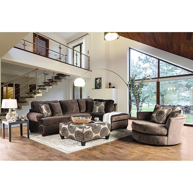 Bonaventura Brown Sectional - Marjories Furniture (Las Vegas, NV)