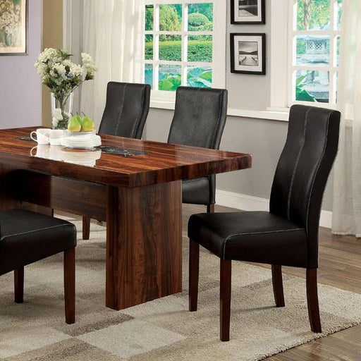 BONNEVILLE I Brown Cherry Dining Table - Marjories Furniture (Las Vegas, NV)
