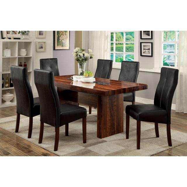 BONNEVILLE I Brown Cherry Dining Table - Marjories Furniture (Las Vegas, NV)