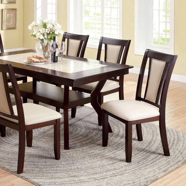 Brent 7 Pc Dining Table Set - Marjories Furniture (Las Vegas, NV)