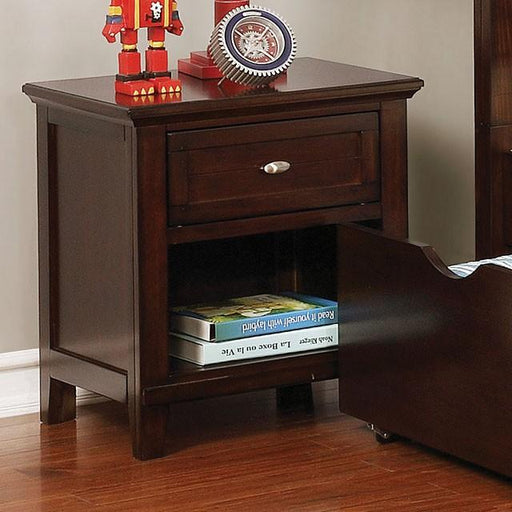 Brogan Brown Cherry Night Stand - Marjories Furniture (Las Vegas, NV)