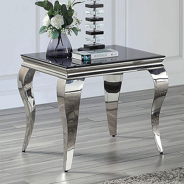 WETZIKON End Table, Black - Marjories Furniture (Las Vegas, NV)