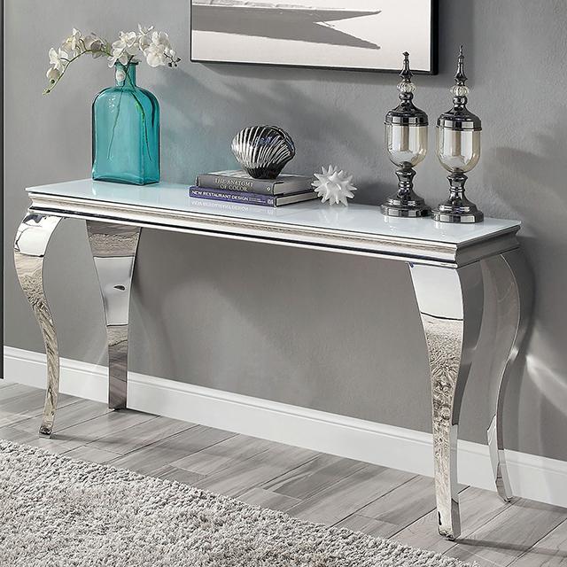 WETZIKON Sofa Table, White - Marjories Furniture (Las Vegas, NV)