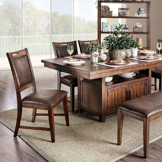 Wichita Light Walnut Dining Table - Marjories Furniture (Las Vegas, NV)