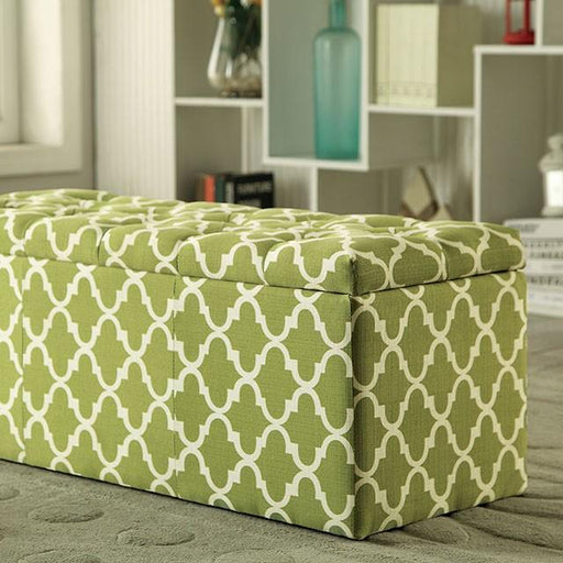 Zaira Storage Ottoman - Marjories Furniture (Las Vegas, NV)