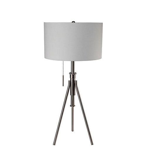 Zaya Brushed Steel Table Lamp - Marjories Furniture (Las Vegas, NV)