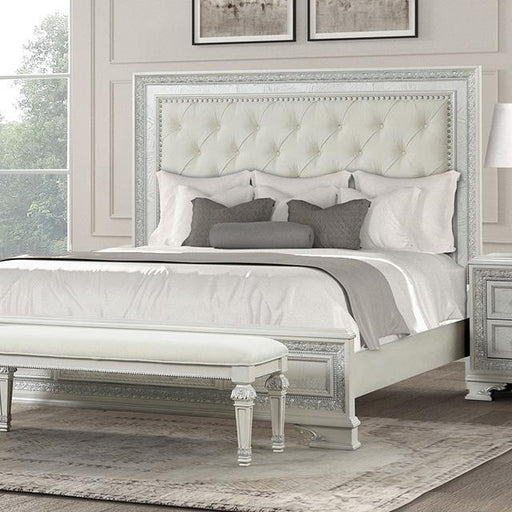 Stella Mia Bed White & White - Marjories Furniture (Las Vegas, NV)