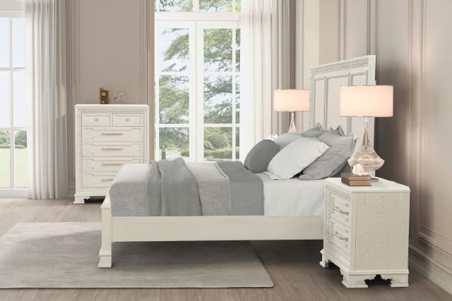 Stella Mia Bed White & White - Marjories Furniture (Las Vegas, NV)