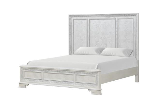 Stella Mia Bed White & White - Marjories Furniture (Las Vegas, NV)