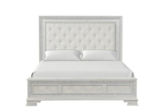 Stella Mia Bed White & White - Marjories Furniture (Las Vegas, NV)