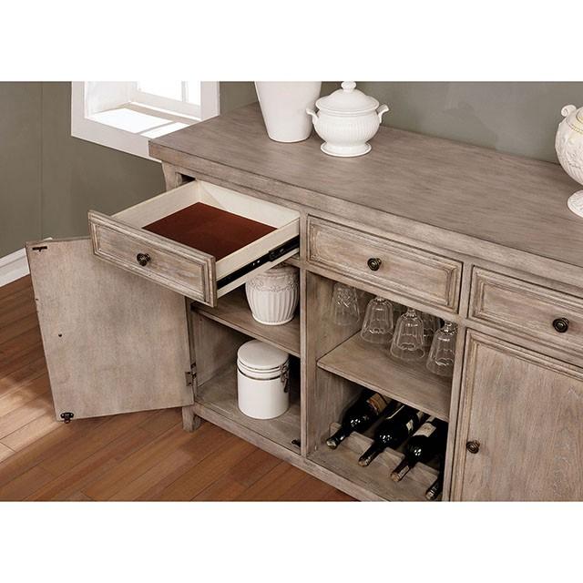 Patience Rustic Natural Tone Server - Marjories Furniture (Las Vegas, NV)