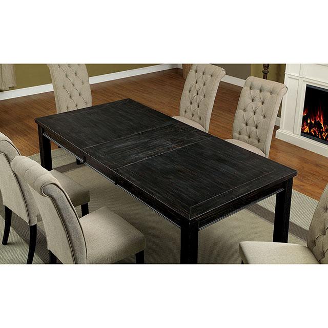 Mashall Beige/Antique Black Side Chair, Ivory (2/CTN) - Marjories Furniture (Las Vegas, NV)