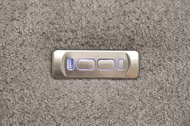 MORCOTE Power Loveseat, Light Gray - Marjories Furniture (Las Vegas, NV)