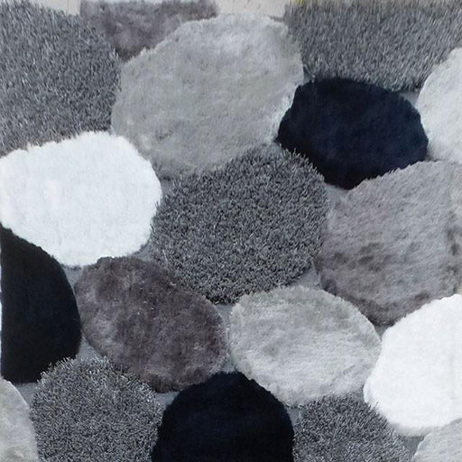 Vancouver Gray/Navy 5' X 7' Area Rug - Marjories Furniture (Las Vegas, NV)