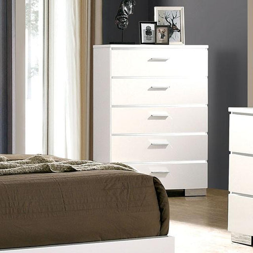Malte White Chest - Marjories Furniture (Las Vegas, NV)