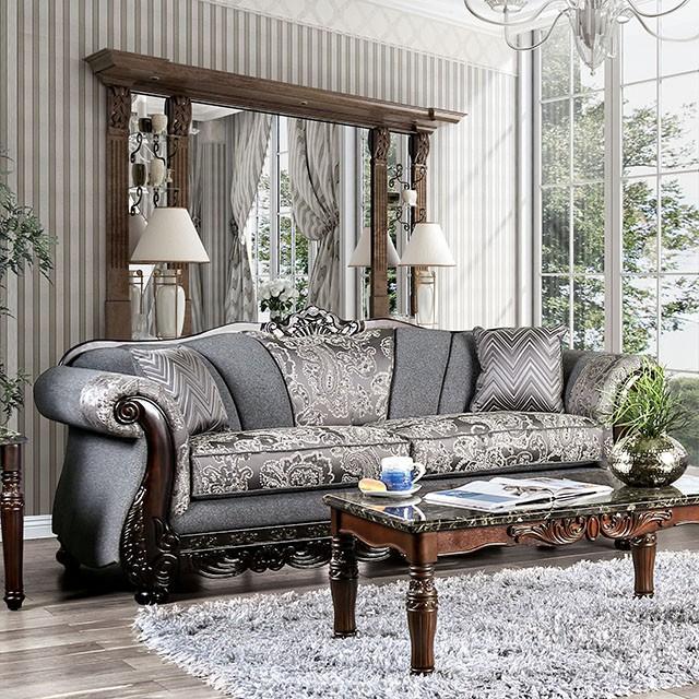 Newdale Gray Sofa - Marjories Furniture (Las Vegas, NV)
