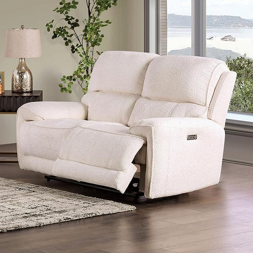 MORCOTE Power Loveseat, Beige - Marjories Furniture (Las Vegas, NV)