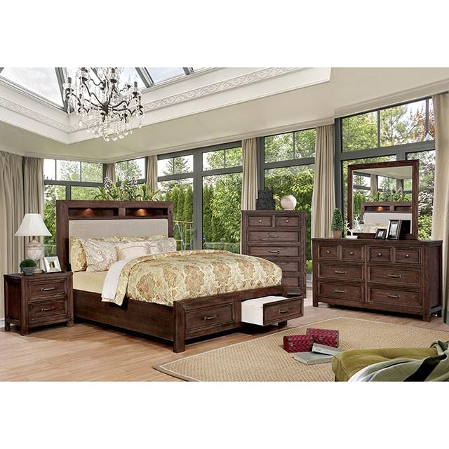Tywyn Dark Oak Mirror - Marjories Furniture (Las Vegas, NV)