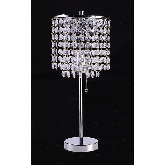 Perla Chrome Table Lamp - Marjories Furniture (Las Vegas, NV)