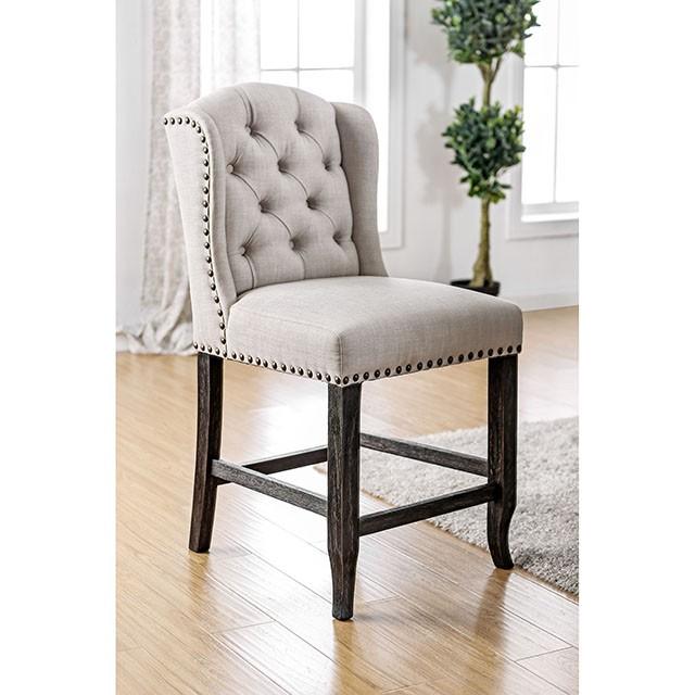SANIA Counter Ht. Wingback Chair (2/CTN) - Marjories Furniture (Las Vegas, NV)