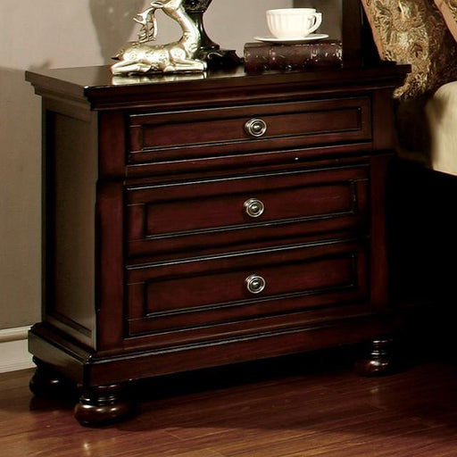 NORTHVILLE Dark Cherry Night Stand - Marjories Furniture (Las Vegas, NV)