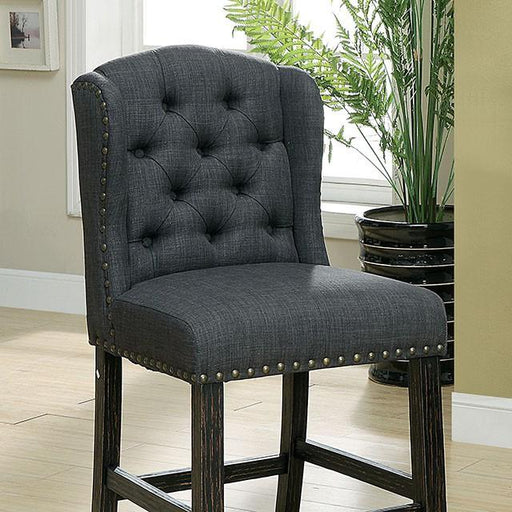 SANIA Counter Ht. Wingback Chair (2/CTN) - Marjories Furniture (Las Vegas, NV)
