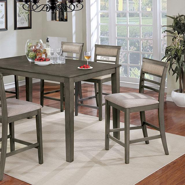 Fafnir 5 & 7 Piece Counter Ht Table Set - Marjories Furniture (Las Vegas, NV)